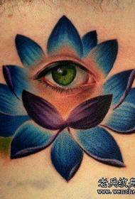 Kakla Lotus tetovējuma modeļa attēls