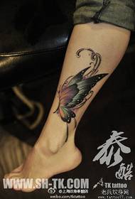pescozo de beleza moda tatuaje de ala de mariposa de moda
