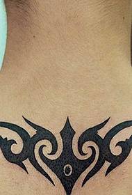 Modello di tatuaggio totem testa collo