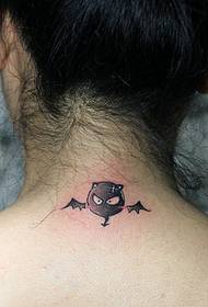 Tattoo show bar preporučio je uzorak tetovaže demona na vratu