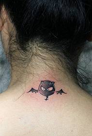 Tattoo show bar recommended a neck demon tattoo pattern