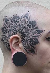 alternativ lady head totem tatovering bilde veldig personlighet