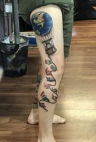 Tattoo ფეხები ბიჭები ფეხის ბანერი და ცხელი საჰაერო ბუშტის ტატუტის სურათები