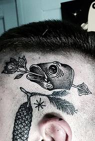 頭魚紋身圖案