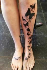 Tatuagem pernas padrão sexy perna tatuagem padrão
