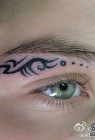Totem Tattoo Pattern: Eye Totem Tattoo Pattern