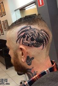 Head Crab Tattoo Pattern