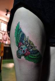 dehenya owl colour hunhu tapa tattoo maitiro