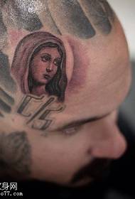 Modello di tatuaggio di bellezza in stile europeo e americano