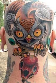 sirah kapala tattoo kartun hantu super super