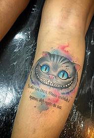 estati ti towo bèf tachte lank Ewopeyen ak Ameriken chat alfabè tatoo modèl