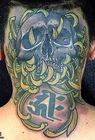 Ulo sa Sanskrit Tattoo Pattern