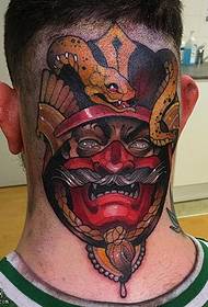hlava nepohybuje kráľom masky tetovanie vzor