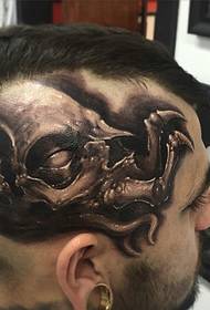 набір спеціальних шаблонів 3d татуювання на голові