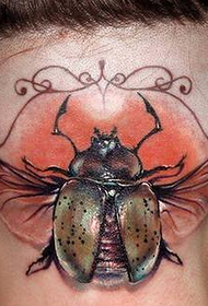 vzorec tetovaže glave žuželk