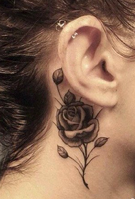 Dornen Rose Tattoo Tattoo-Muster