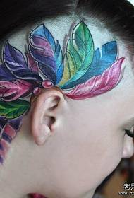 ແຖບສະແດງໃຫ້ເຫັນ Tattoo ແນະນໍາໃຫ້ມີຮູບແບບ tattoo ສີຫົວ