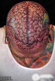 Realistesch Terrorist Mind Tattoo Muster