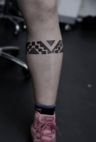 腿為愛的信仰圖騰個性紋身圖案