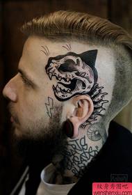 cabeça criativa trabalhos de tatuagem
