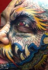 колір яскравий дракон татуювання візерунок