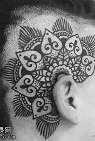 head fashion classic vanilla tattoo pattern