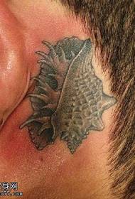 modellare il modello del tatuaggio conchiglia speciale