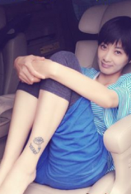 modello di tatuaggio di bellezza stella stella Xu Cuicui gloria mattutina
