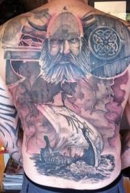 kapal bajak laut kembali dan pola tato samurai