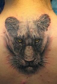 leđa realističan uzorak tetovaže avatar
