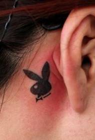 Patrón de tatuaje de cabeza: patrón de tatuaje de coello branco totem lindo