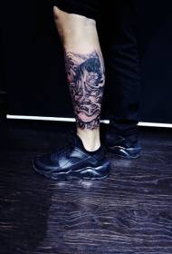 motivo tatuaggio prajna tradizionale vitello