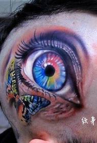 pää mahtava yhden silmän tatuointikuvio