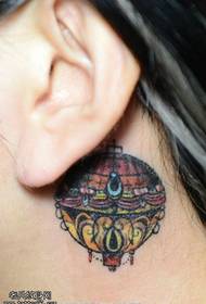 modello tatuaggio lampada antica
