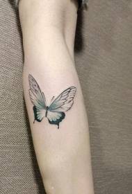 маленькая маленькая татуировка бабочки