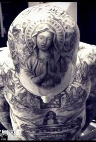 Modeli i tatuazhit të kokës Madonna