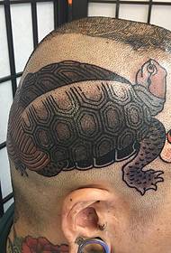 head Tierm Tattoo Muster