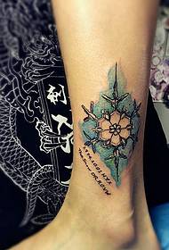 small leg personality young totem tattoo tattoo