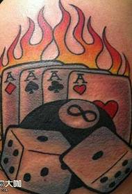 Kaart Tattoo patroon