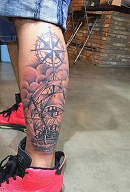 Komplektā teļa buras tetovējums tetovējums dāsna personība