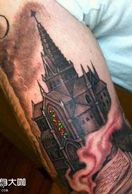 Pernas são padrão de tatuagem edifício muito fresco