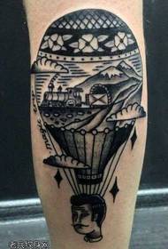 Ben Luftballon Tattoo Mønster