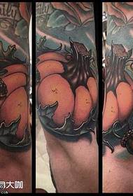 Leg Pumpkin Tattoo Pattern
