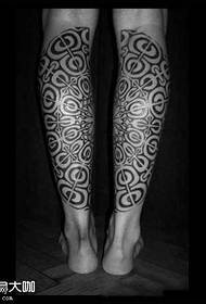 leg sting totem Tattoo Muster