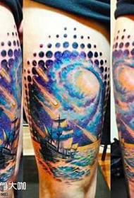 Pattern di tatuaggi di Starship Leg