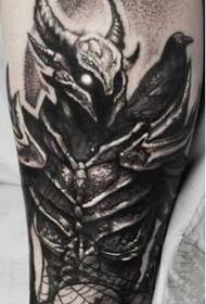 modello di tatuaggio attrezzature gamba Mozu