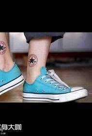 „Leg Star“ tatuiruotės modelis