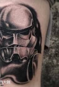 Patrón de tatuaxes na perna Star Wars