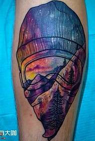 Snowman tattoo Pattern