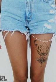 noga tibetanskog uzorka tetovaža antilopa